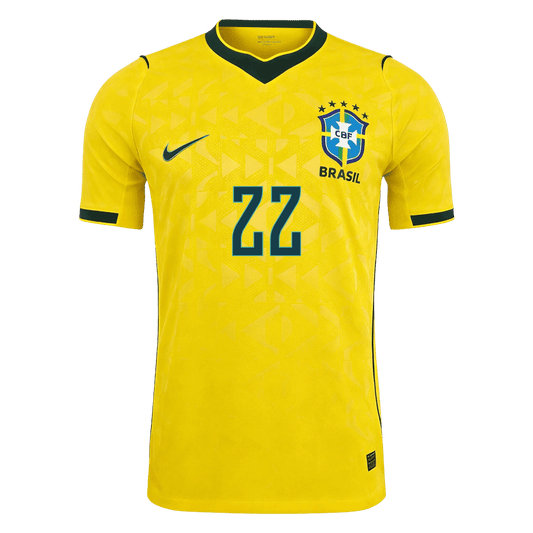Brazil World Cup 2026 Koti Pelipaita (Player Version) Miesten JO?O PEDRO #22 - kuva 2