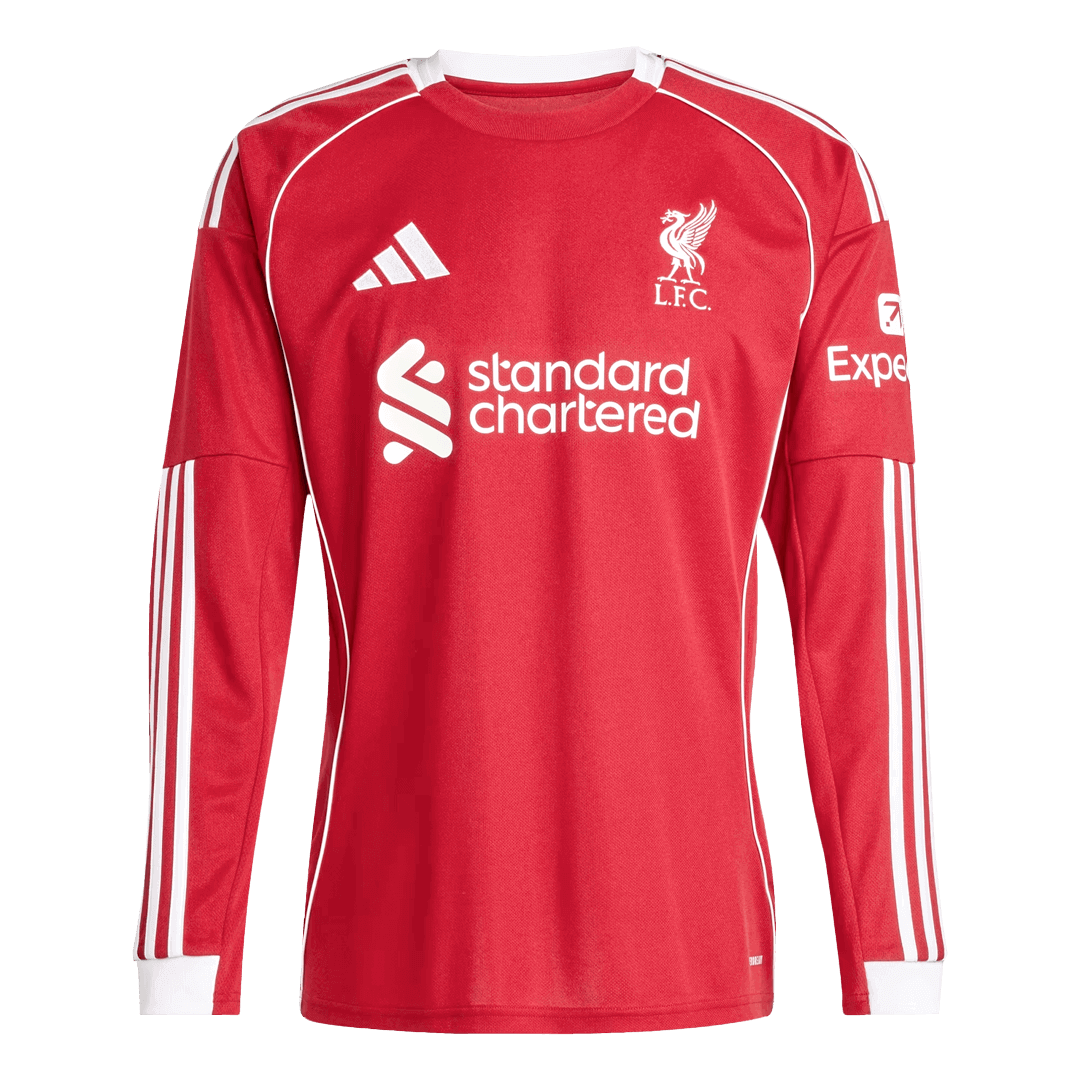 Liverpool 2025/26 Koti Pitk?hihainen pelipaita Miesten