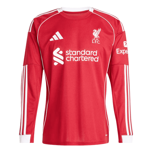 Liverpool 2025/26 Koti Pitk?hihainen pelipaita Miesten