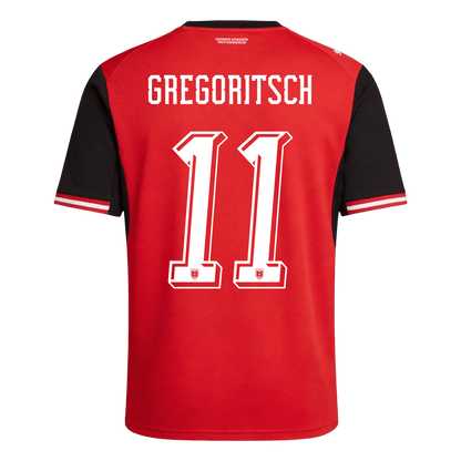 Austria World Cup 2026 Koti Pelipaita Miesten GREGORITSCH #11 - kuva 9