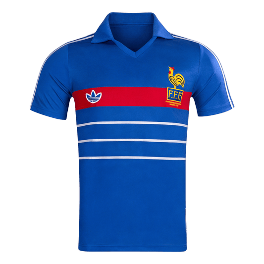 France 1984 Koti Retro -pelipaita Miesten