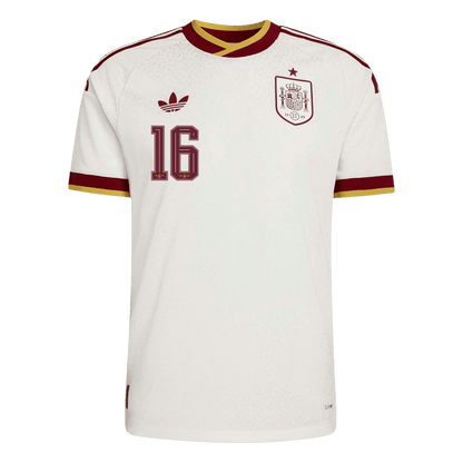 Spain World Cup 2026 Vieras Pelipaita (Player Version) Miesten RODRIGO #16 - kuva 9