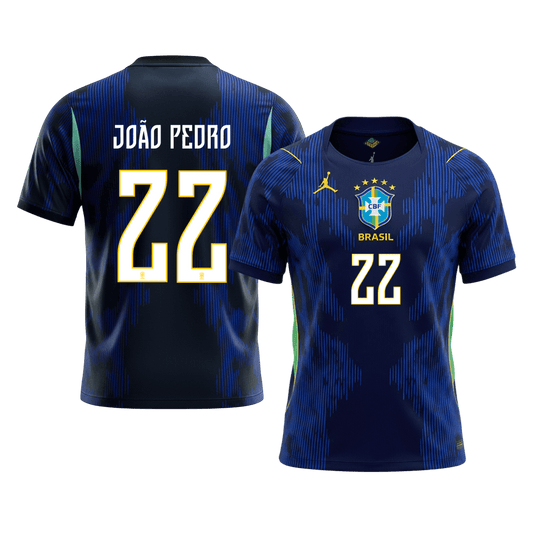 Brazil World Cup 2026 Vieras Pelipaita Miesten JO?O PEDRO #22
