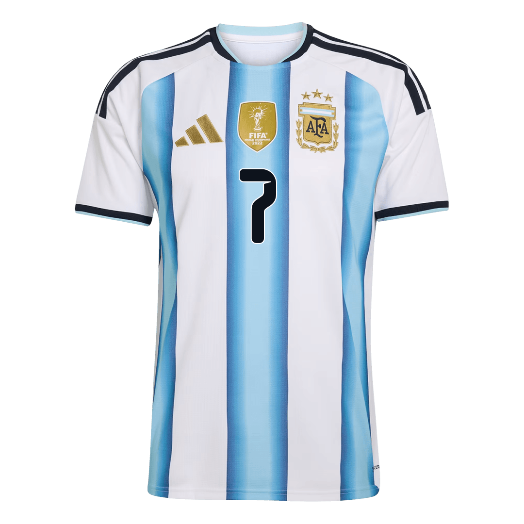 Argentina World Cup 2026 Koti Pelipaita Miesten DE PAUL #7 [PREMIUM] - kuva 9