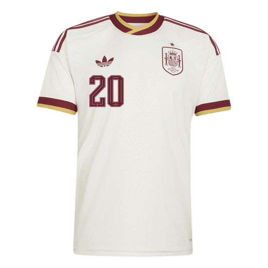 Spain World Cup 2026 Vieras Pelipaita Miesten PEDRI #20 - kuva 2