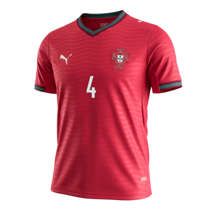 Portugal World Cup 2026 Koti Pelipaita Miesten RúBEN DIAS #4 [PREMIUM] - kuva 9