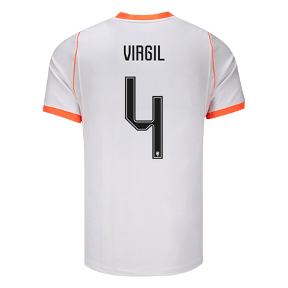 Netherlands World Cup 2026 Vieras Pelipaita Miesten VIRGIL #4 - kuva 3