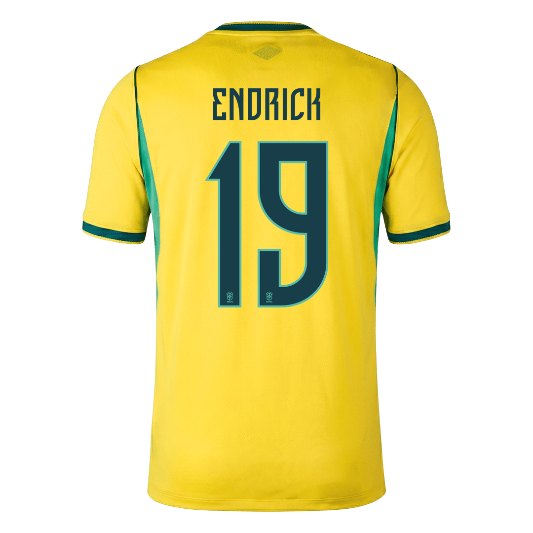 Brazil World Cup 2026 Koti Pelipaita Miesten ENDRICK #19 - kuva 6