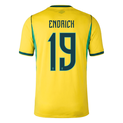 Brazil World Cup 2026 Koti Pelipaita Miesten ENDRICK #19 - kuva 6