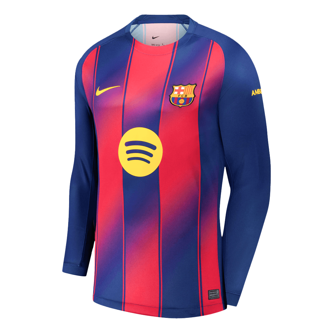Barcelona 2025/26 Koti Pitk?hihainen pelipaita Miesten