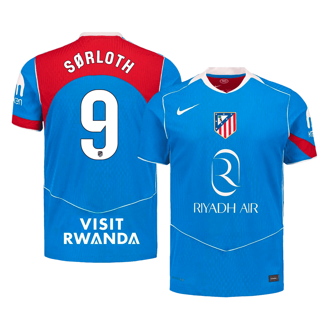 Atletico Madrid 2025/26 Kolmas Pelipaita (Player Version) Miesten S?RLOTH #9