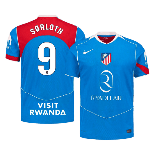 Atletico Madrid 2025/26 Kolmas Pelipaita (Player Version) Miesten S?RLOTH #9
