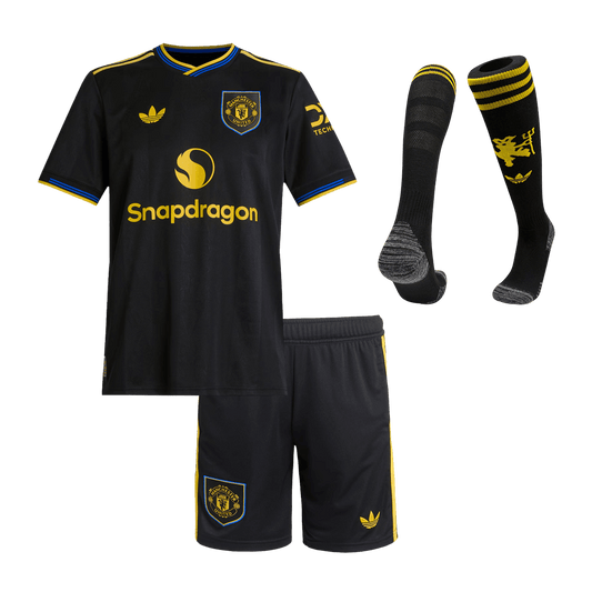 Manchester United 2025/26 Kolmas Lasten t?ydellinen peliasu