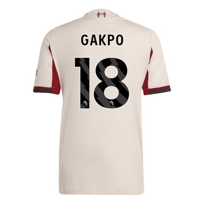 Liverpool 2025/26 Vieras Pelipaita (Player Version) Miesten GAKPO #18 - kuva 10