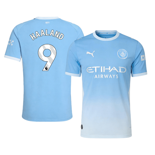 Manchester City kotipelipaita 2026/27 – Haaland #9 (pelaajaversio)