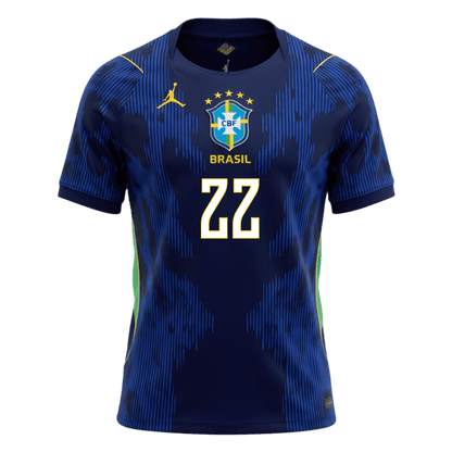 Brazil World Cup 2026 Vieras Pelipaita Miesten JO?O PEDRO #22 - kuva 8