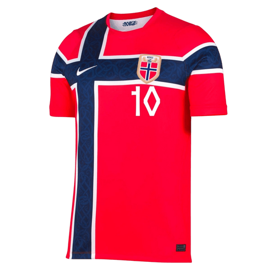 Norway World Cup 2026 Koti Pelipaita Miesten ØDEGAARD #10 - kuva 2