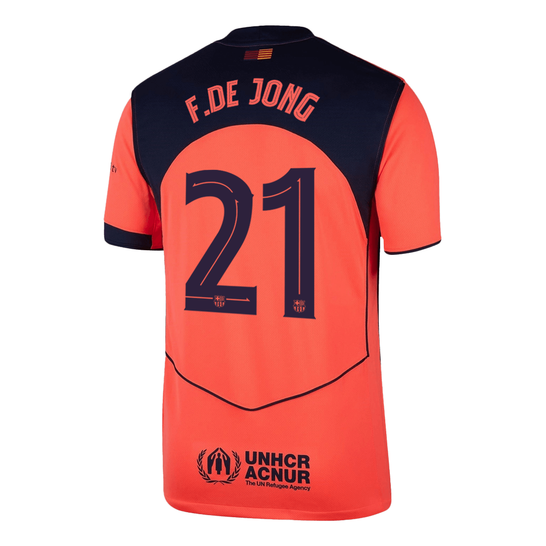 Barcelona 2025/26 UCL Kolmas Pelipaita Miesten F.DE JONG #21 - kuva 11