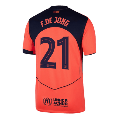 Barcelona 2025/26 UCL Kolmas Pelipaita Miesten F.DE JONG #21 - kuva 11