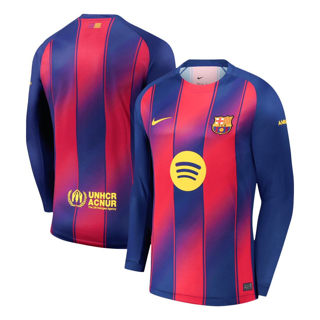 Barcelona 2025/26 Koti Pitk?hihainen pelipaita Miesten - kuva 10