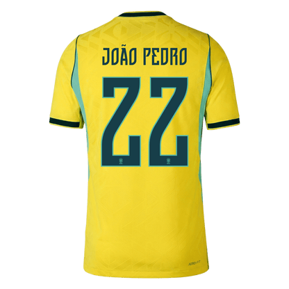 Brazil World Cup 2026 Koti Pelipaita (Player Version) Miesten JO?O PEDRO #22 - kuva 3
