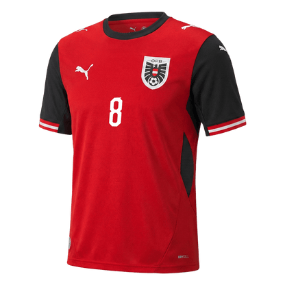 Austria World Cup 2026 Koti Pelipaita Miesten ALABA #8 - kuva 10