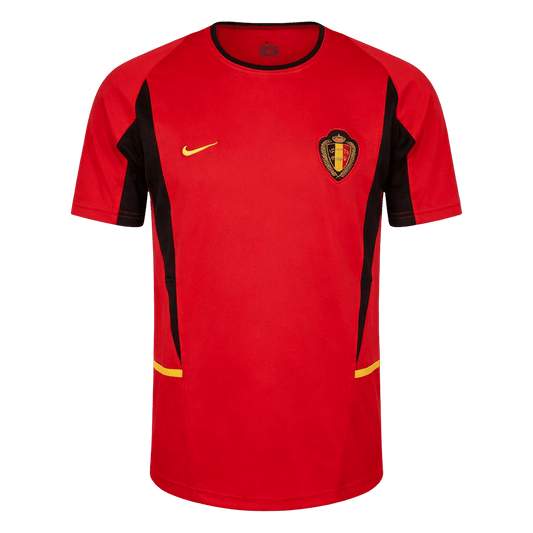 Belgium World Cup 2002 Koti Retro -pelipaita Miesten