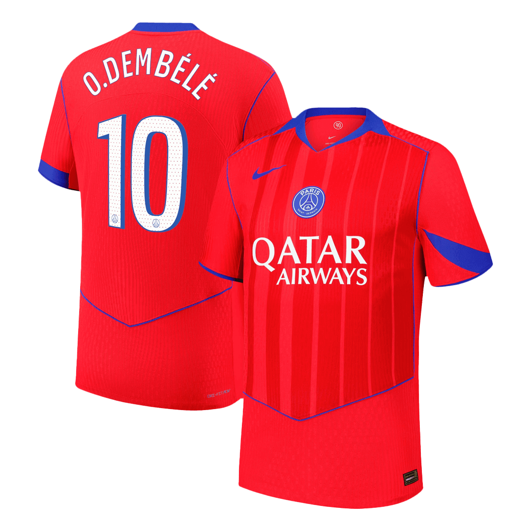PSG 2025/26 Kolmas Pelipaita (Player Version) Miesten O.DEMBéLé #10