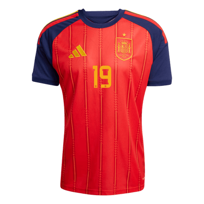 Spain World Cup 2026 Koti Pelipaita Miesten LAMINE YAMAL #19 [PREMIUM] - kuva 3
