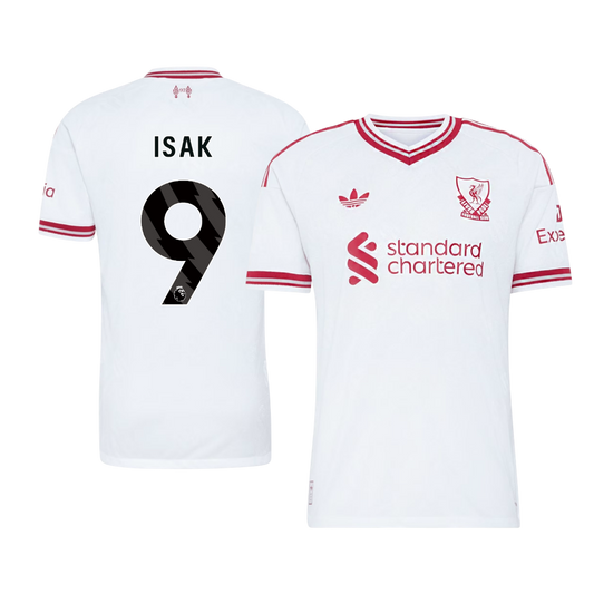 Liverpool vieraspelipaita 2026/27 – Isak #9 (pelaajaversio)
