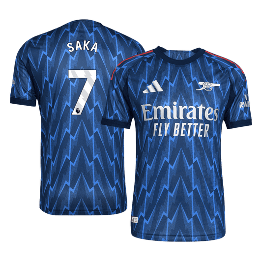 Arsenal 2025/26 Vieras Pelipaita (Player Version) Miesten SAKA #7
