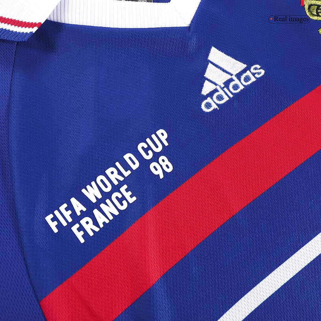 France World Cup 1998 Koti Retro -pelipaita Miesten - kuva 6