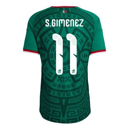 Mexico World Cup 2026 Koti Pelipaita (Player Version) Miesten S.GIMENEZ #11 - kuva 9