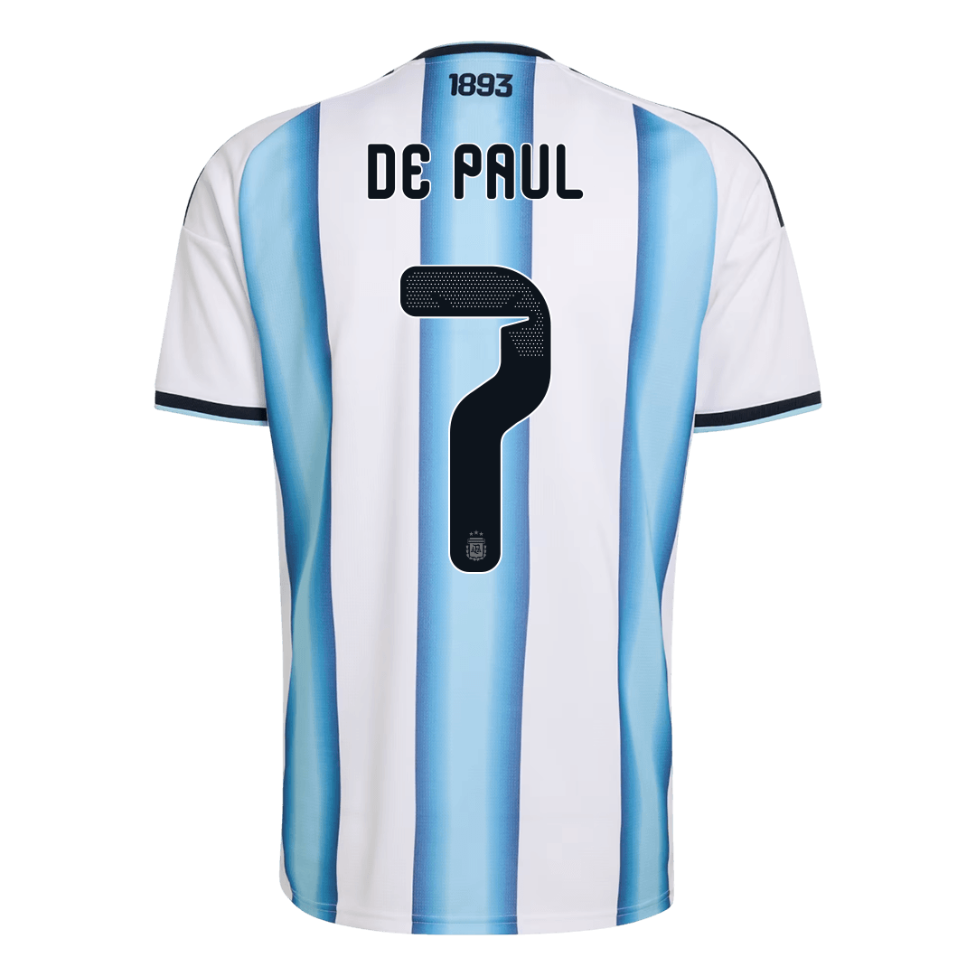 Argentina World Cup 2026 Koti Pelipaita Miesten DE PAUL #7 [PREMIUM] - kuva 10