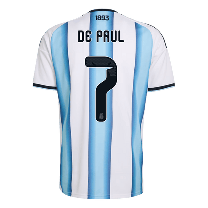 Argentina World Cup 2026 Koti Pelipaita Miesten DE PAUL #7 [PREMIUM] - kuva 10