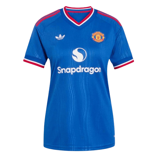 Manchester United naisten vieraspelipaita 2026/27 – edestä