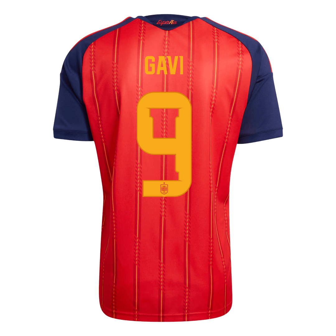 Spain World Cup 2026 Koti Pelipaita Miesten GAVI #9 [PREMIUM] - kuva 3