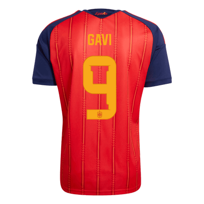 Spain World Cup 2026 Koti Pelipaita Miesten GAVI #9 [PREMIUM] - kuva 3