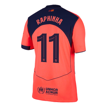 Barcelona 2025/26 UCL Kolmas Pelipaita (Player Version) Miesten RAPHINHA #11 - kuva 12