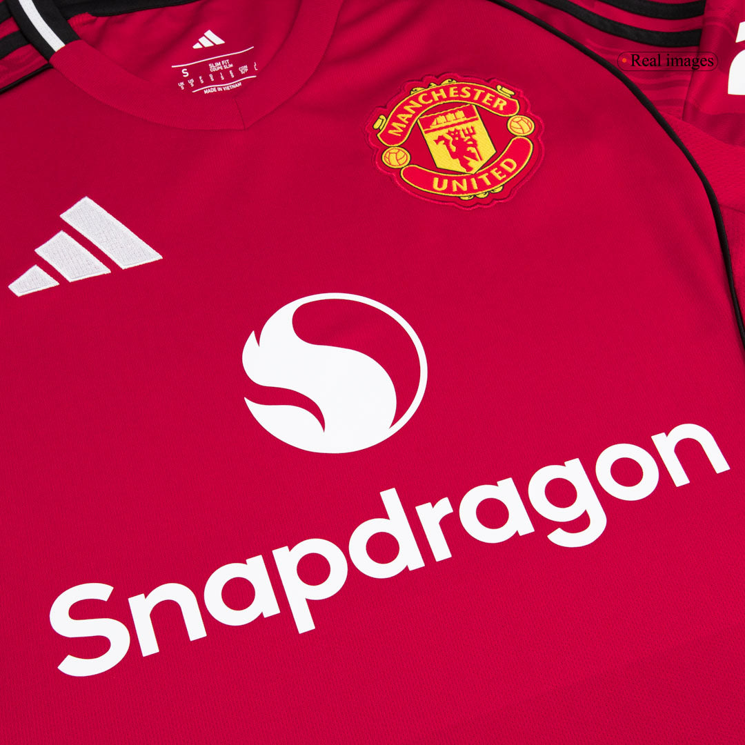 Manchester United 2025/26 Koti Pelipaita Miesten B.FERNANDES #8 [PREMIUM] - kuva 5