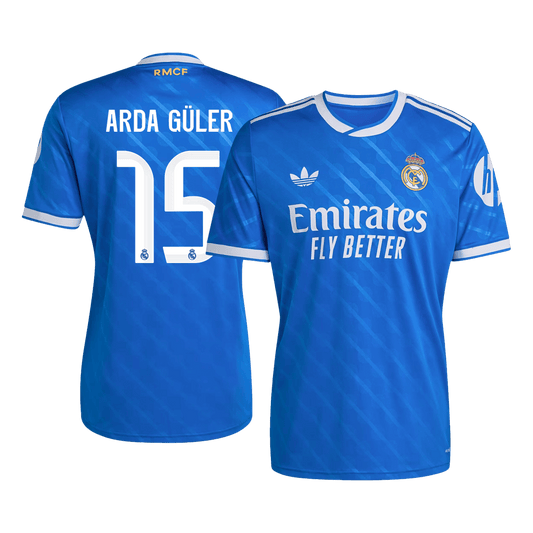 Real Madrid 2025/26 Kolmas Pelipaita Miesten ARDA GüLER #15