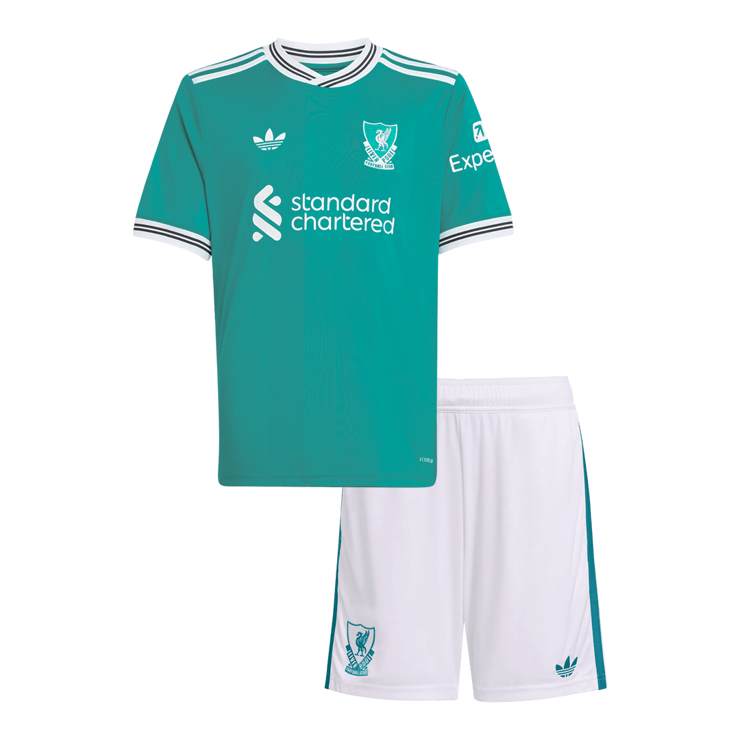 Liverpool 2025/26 Kolmas Pelipaitasetti Lasten