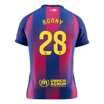 Barcelona 2025/26 Koti Pelipaita Miesten ROONY #28 - kuva 9