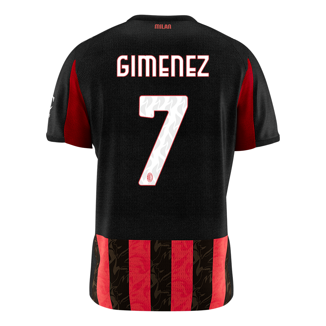 AC Milan 2025/26 Koti Pelipaita Miesten GIMENEZ #7 [PREMIUM] - kuva 10