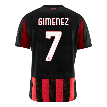 AC Milan 2025/26 Koti Pelipaita Miesten GIMENEZ #7 [PREMIUM] - kuva 10