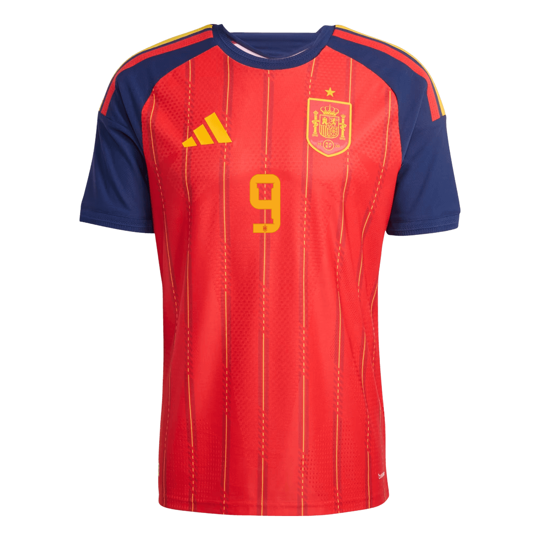 Spain World Cup 2026 Koti Pelipaita (Player Version) Miesten GAVI	 #9 - kuva 2