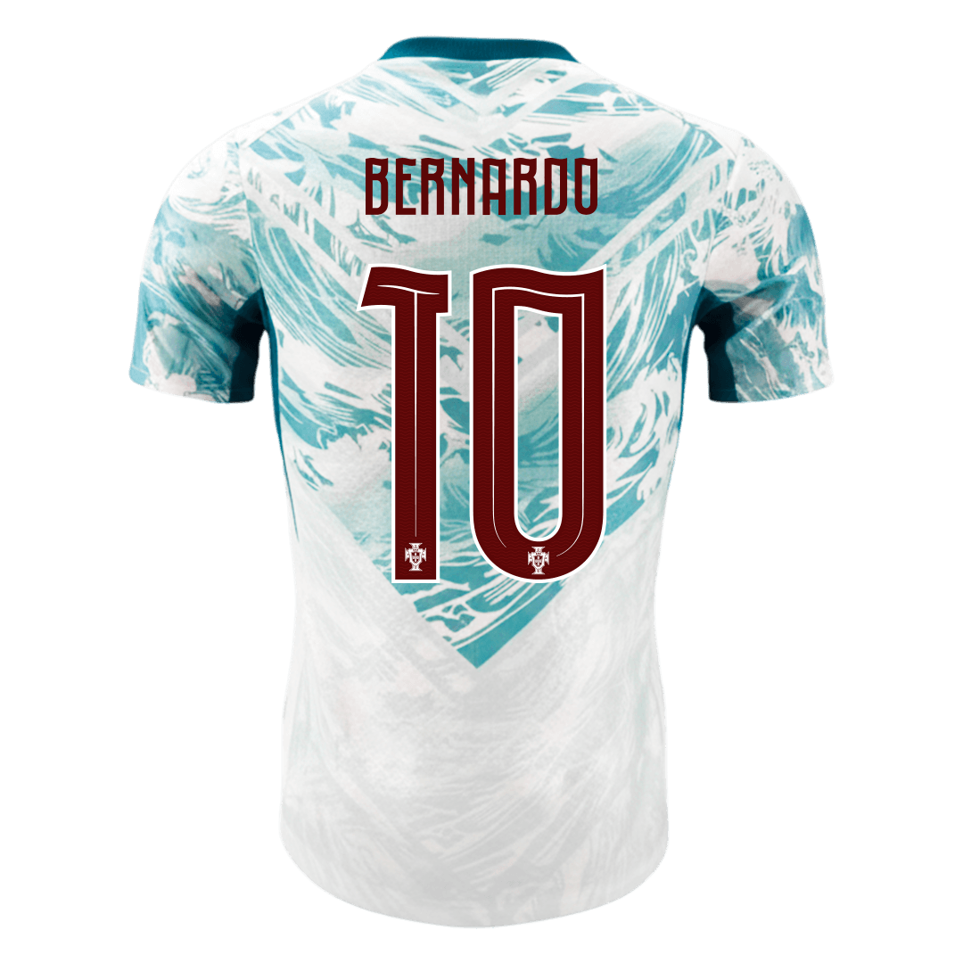 Portugal World Cup 2026 Vieras Pelipaita (Player Version) Miesten BERNARDO #10 - kuva 9