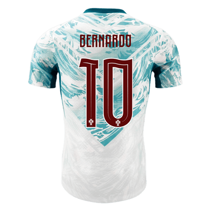 Portugal World Cup 2026 Vieras Pelipaita (Player Version) Miesten BERNARDO #10 - kuva 9