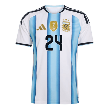 Argentina World Cup 2026 Koti Pelipaita Miesten E. FERNANDEZ #24 [PREMIUM] - kuva 9