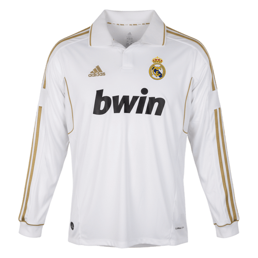 Real Madrid 2011/12 Koti Pitk?hihainen Retro -pelipaita Miesten